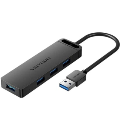 Hub USB 3.0 Vention CHLBF-SCB2/ 4xUSB/ 1xUSB Tipo-C PD