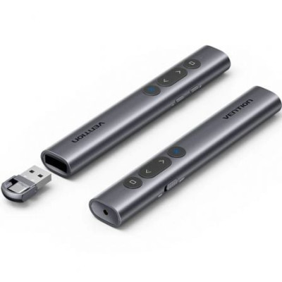 Presentador Inalámbrico Vention KQIH0/ 2.4GHz/ Gris