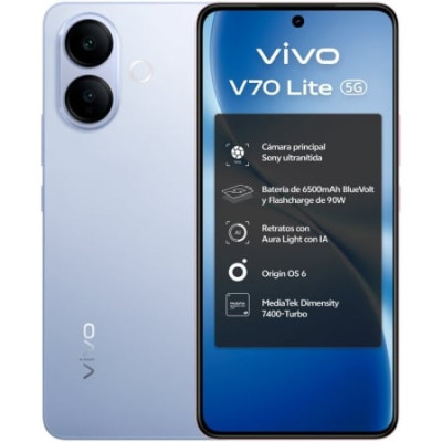 Smartphone Vivo V70 Lite 6GB/ 256GB/ 6.77'/ 5G/ Azul