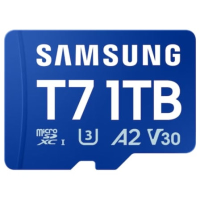 Tarjeta de Memoria Samsung P7 1TB microSD XC/ Clase 10/ 170MBs