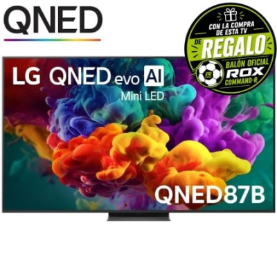Televisor LG QNED evo AI QNED87 Mini LED 75QNED87B6A 75'/ Ultra HD 4K/ Smart TV/ WiFi