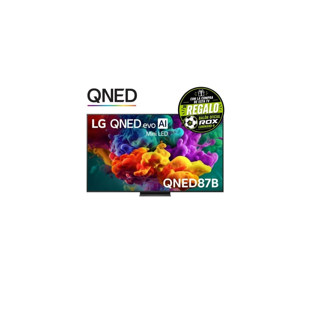 Televisor LG QNED evo AI QNED87 Mini LED 75QNED87B6A 75'/ Ultra HD 4K/ Smart TV/ WiFi