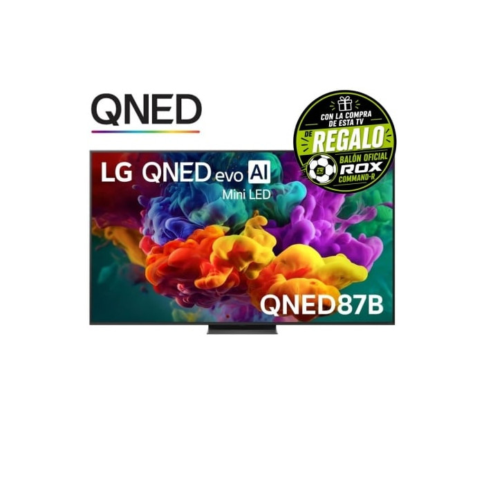 Televisor LG QNED evo AI QNED87 Mini LED 75QNED87B6A 75'/ Ultra HD 4K/ Smart TV/ WiFi