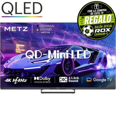 Televisor Metz QLED-MiniLED 65MNE8000Z 65'/ Ultra HD 4K/ Smart TV/ WiFi