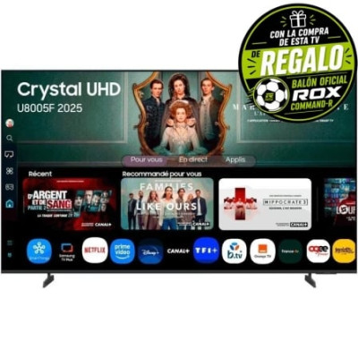 Televisor Samsung Crystal UHD U8005F TU65U8005FU 65'/ UltraHD 4K/ Smart TV/ WiFi