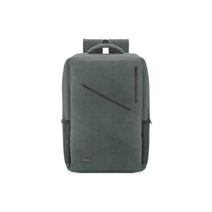 Mochila Aisens Urbana y de Oficina ASBG-BP085-GR para Portátiles hasta 15.6'/ Gris | Mochilas