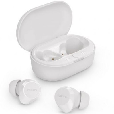 Auriculares Bluetooth Philips TAT1209 con estuche de carga/ Autonomía 6h/ Blancos | Bluetooth