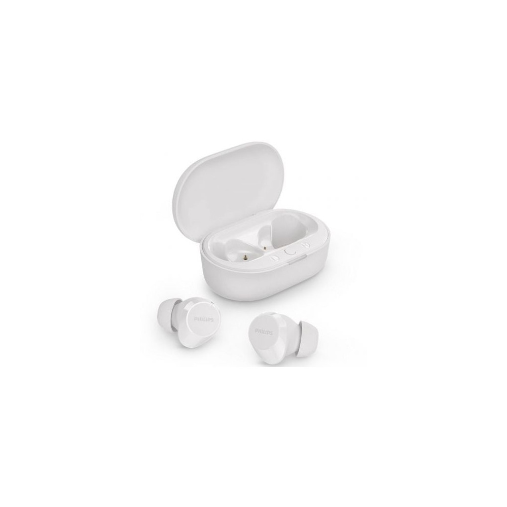 Auriculares Bluetooth Philips TAT1209 con estuche de carga/ Autonomía 6h/ Blancos | Bluetooth