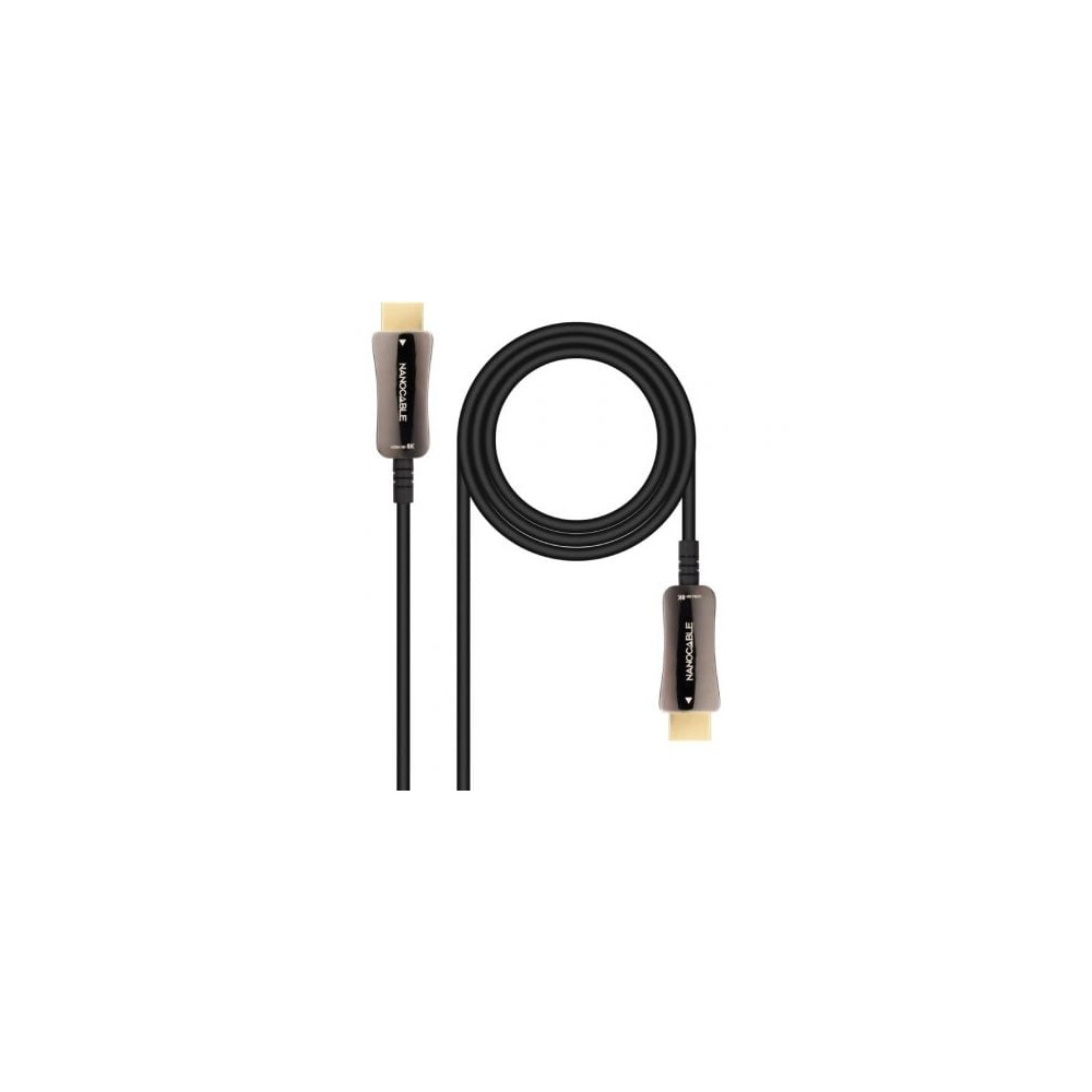 Cable HDMI 2.1 AOC 8K Nanocable 10.15.2115/ HDMI Macho - HDMI Macho/ 15m/ Negro | HDMI