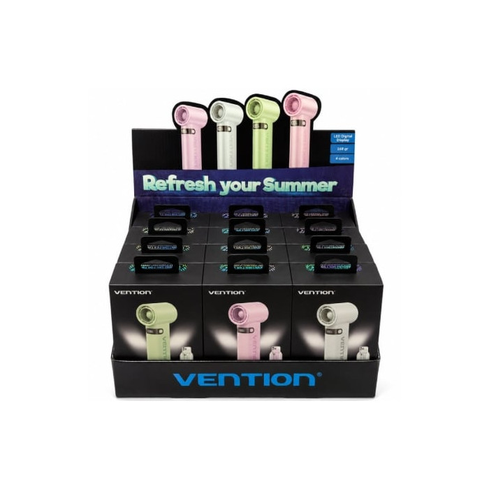 Pack 12 Ventiladores de Mano Vention PBE-PACK2/ 100 velocidades | Ventiladores