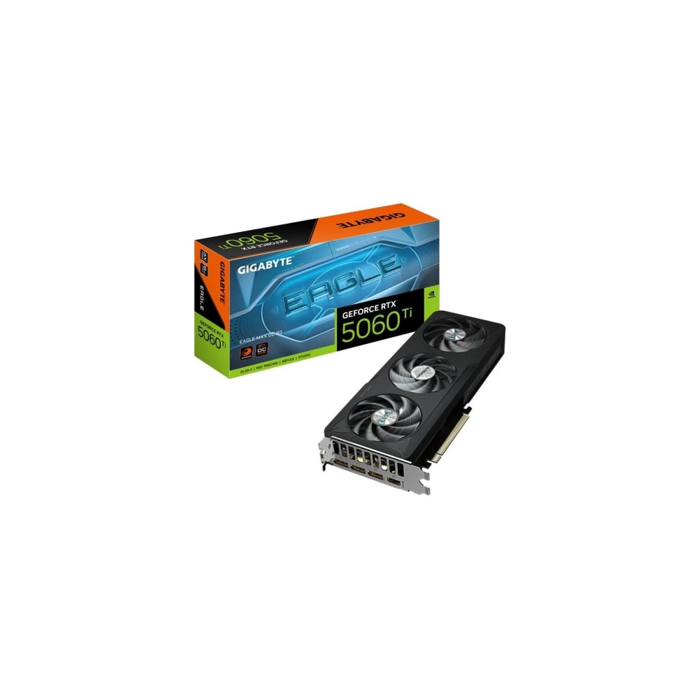 Tarjeta Gráfica Gigabyte GeForce RTX 5060 Ti EAGLE MAX OC/ 8GB GDDR7 | Tarjetas Gráficas