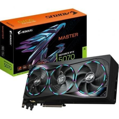Tarjeta Gráfica Gigabyte AORUS GeForce RTX 5070 Master/ 12GB GDDR7 | Tarjetas Gráficas