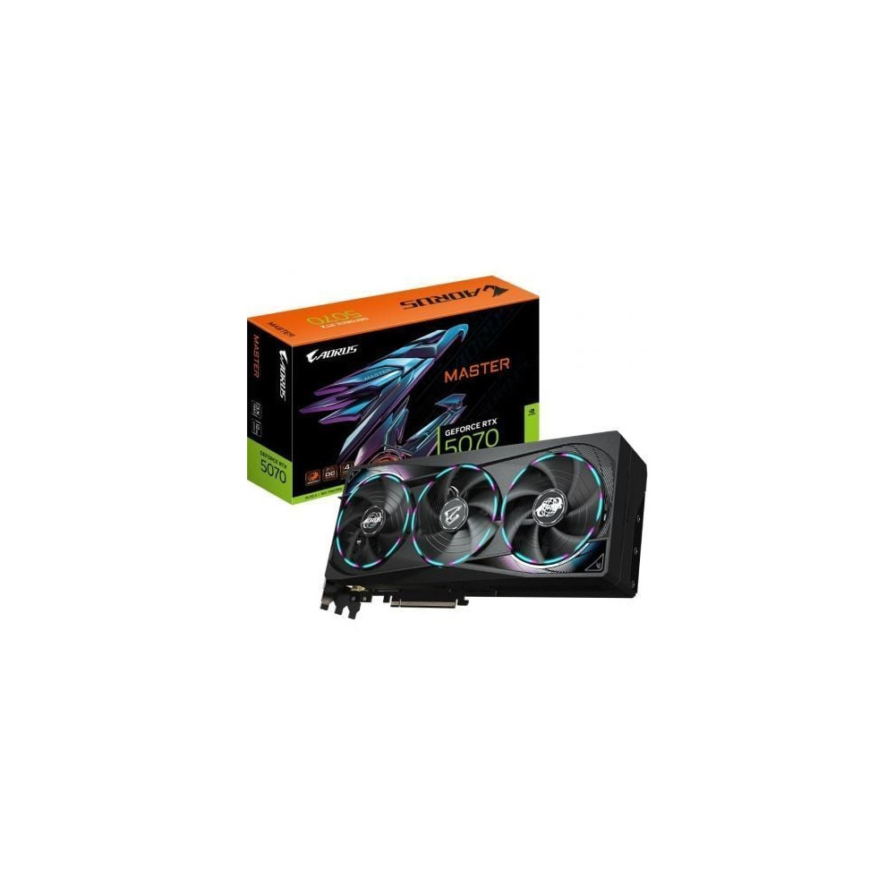 Tarjeta Gráfica Gigabyte AORUS GeForce RTX 5070 Master/ 12GB GDDR7 | Tarjetas Gráficas