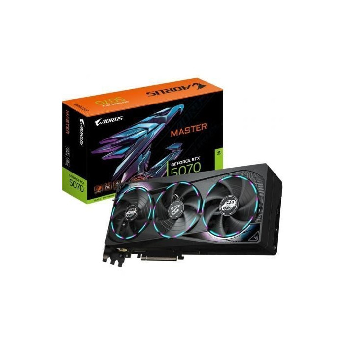 Tarjeta Gráfica Gigabyte AORUS GeForce RTX 5070 Master/ 12GB GDDR7 | Tarjetas Gráficas