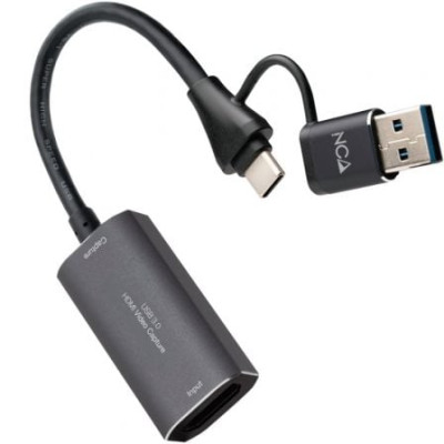 Capturadora de Video Externa Nanocable 10.15.0001/ USB Tipo-C - USB 3.0 | Sintonizadoras