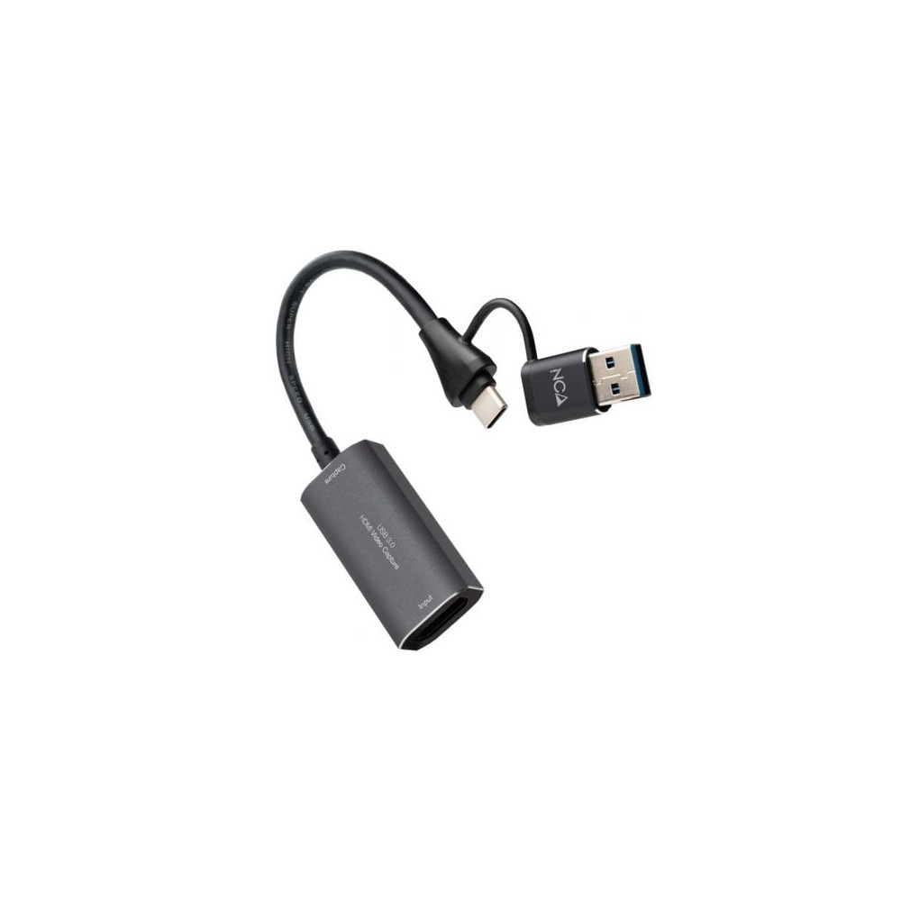 Capturadora de Video Externa Nanocable 10.15.0001/ USB Tipo-C - USB 3.0 | Sintonizadoras