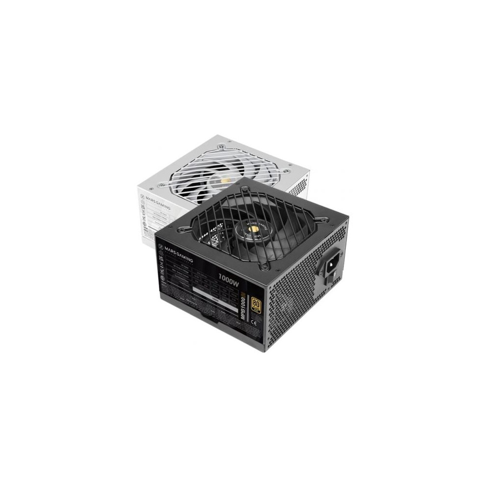 Fuente de Alimentación Mars Gaming MPB1000SI/ 1000W/ Ventilador 12cm/ 80 Plus Gold | Fuentes