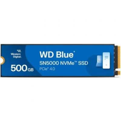 Disco SSD Western Digital WD Blue SN5000 500GB/ M.2 2280 PCIe Gen4 | SSD