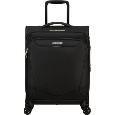 Maleta de Cabina American Tourister SummerRide Spinner 55cm/ 55x40x23cm/ 4 Ruedas/ Negra | Maletas