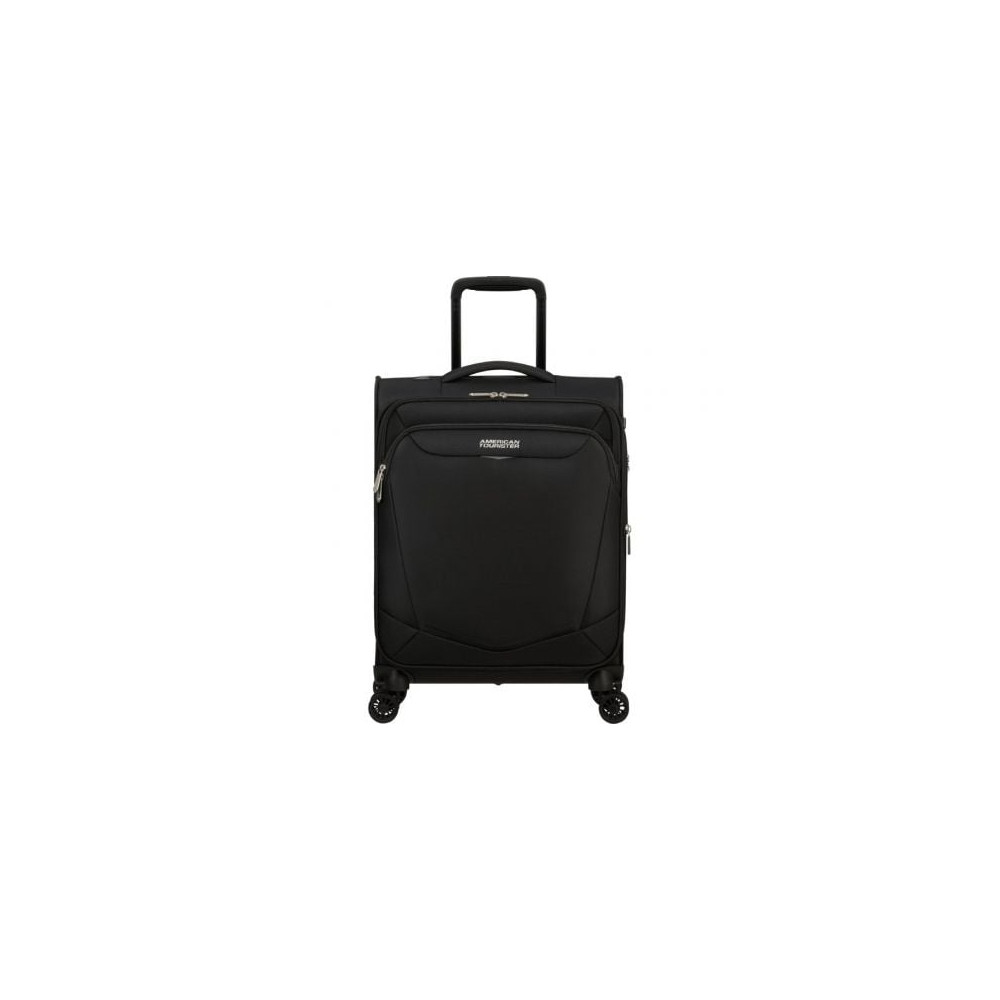 Maleta de Cabina American Tourister SummerRide Spinner 55cm/ 55x40x23cm/ 4 Ruedas/ Negra | Maletas