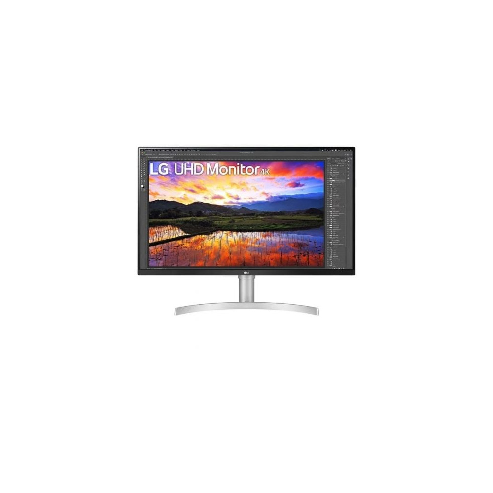 Monitor Profesional LG 32UN650K-W 31.5'/ 4K/ Multimedia/ Regulable en altura/ Blanco | Monitores