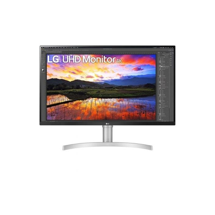 Monitor Profesional LG 32UN650K-W 31.5'/ 4K/ Multimedia/ Regulable en altura/ Blanco | Monitores