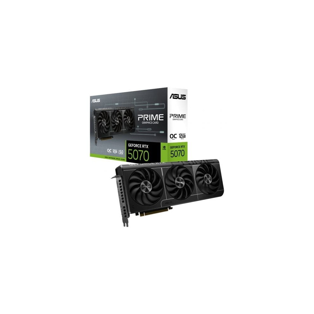 Tarjeta Gráfica Asus Prime GeForce RTX 5070 OC Edition/ 12GB GDDR7