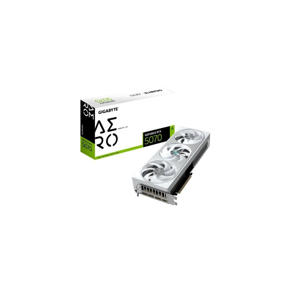 Tarjeta Gráfica Gigabyte GeForce RTX 5070 AERO OC/ 12GB GDDR7