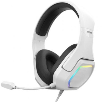 Auriculares Gaming con Micrófono Krom Kopa 7.1/ USB 2.0/ Blancos | Auriculares y Micrófonos