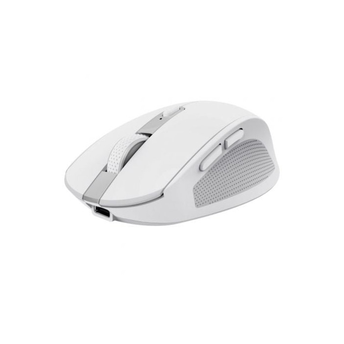 Ratón Inalámbrico Trust Ozaa Compact Wireless/ Batería recargable/ Hasta 3200 DPI/ Blanco | Ratones