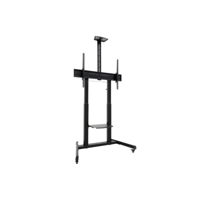 Soporte de Suelo Inclinable con Ruedas TooQ FS20406HM-B para TV de 60-100'/ hasta 120kg | Soportes