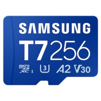 Tarjeta de Memoria Samsung P7 256GB microSD XC/ Clase 10/ 170MBs