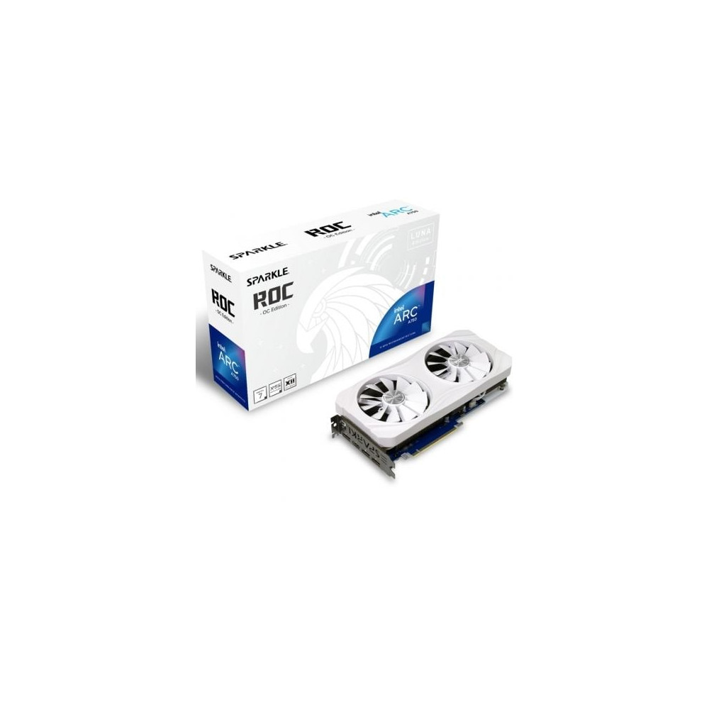 Tarjeta Gráfica Sparkle Intel Arc A750 ROC LUNA OC/ 8GB GDDR6