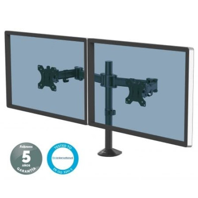Soporte de Mesa para 2 Monitores Fellowes 8502601/ hasta 8kg | Soportes PC y Monitor