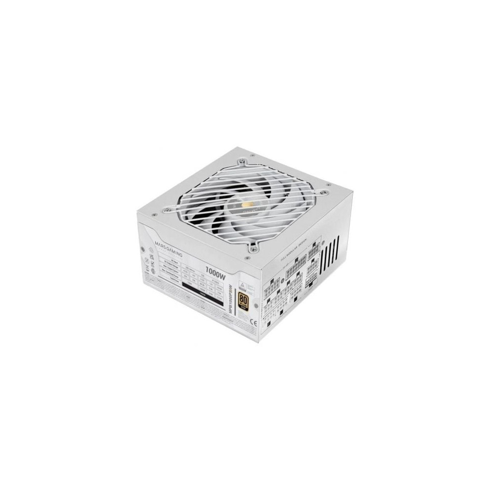 Fuente de Alimentación Mars Gaming MPB1000PSI/ 1000W/ Ventilador 14cm/ ATX 3.1/ PCIe 5.1/ 80 Plus Gold