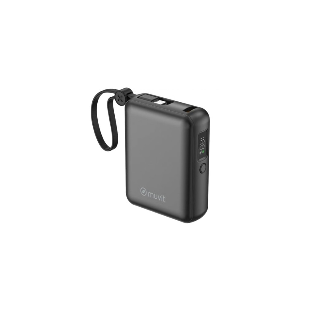 Powerbank 10000mAh Muvit For Change MCCHP0014/ 35W/ Negra | Powerbanks