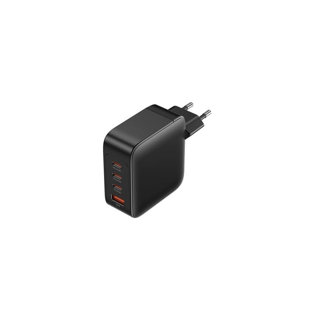 Cargador de Pared GaN Vention FEIB0-EU/ 3xUSB Tipo-C + Cable USB Tipo-C/ 1xUSB/ 140W | Cargadores +60W