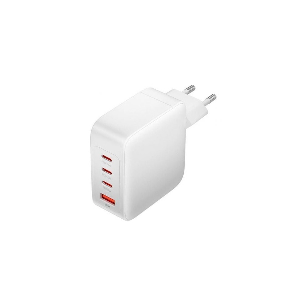 Cargador de Pared GaN Vention FEIW0-EU/ 3xUSB Tipo-C + Cable USB Tipo-C/ 1xUSB/ 140W | Cargadores +60W