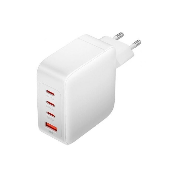 Cargador de Pared GaN Vention FEIW0-EU/ 3xUSB Tipo-C + Cable USB Tipo-C/ 1xUSB/ 140W | Cargadores +60W