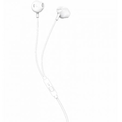 Auriculares Intrauditivos Philips TAUE101/ con Micrófono/ Jack 3.5/ Blancos