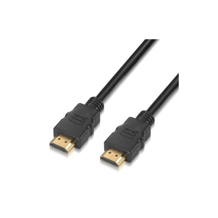 Cable HDMI 2.0 4K Aisens A120-0121/ HDMI Macho - HDMI Macho/ 2m/ Certificado/ Negro | HDMI