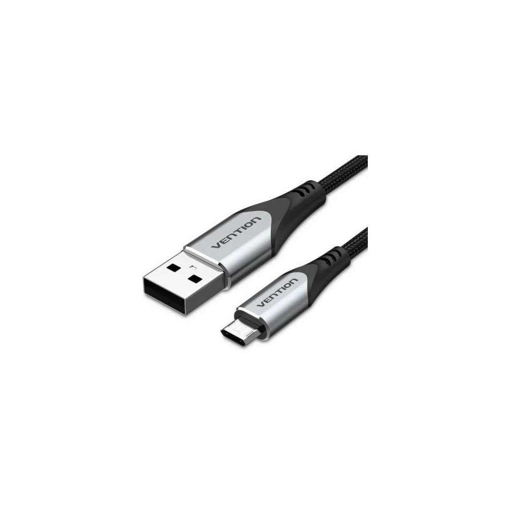Cable USB 2.0 Vention COCHD/ USB Macho - MicroUSB Macho/ 480Mbps/ 50cm/ Negro | USB