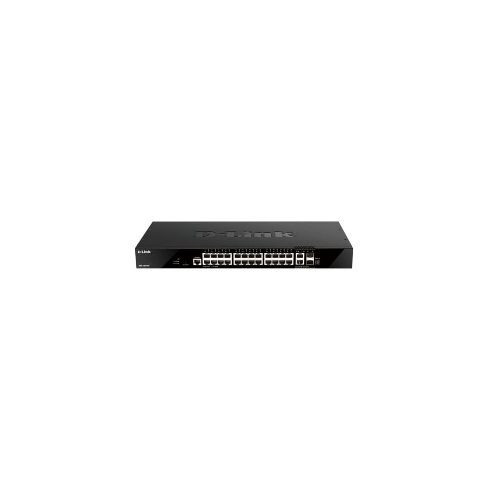 Switch Gestionable D-Link DGS-1520-28/E 24 Puertos/ RJ-45 10/100/1000/ SFP