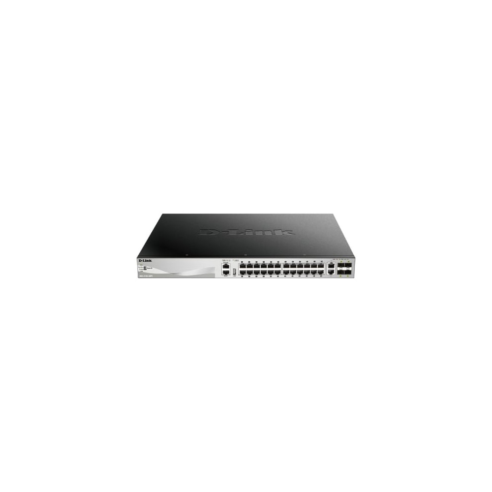 Switch Gestionable D-Link DGS-3130-30PS/E 26 Puertos/ RJ-45 10/100/1000/ SFP