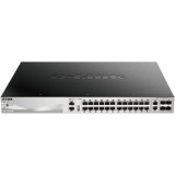 Switch Gestionable D-Link DGS-3130-30PS/E 26 Puertos/ RJ-45 10/100/1000/ SFP
