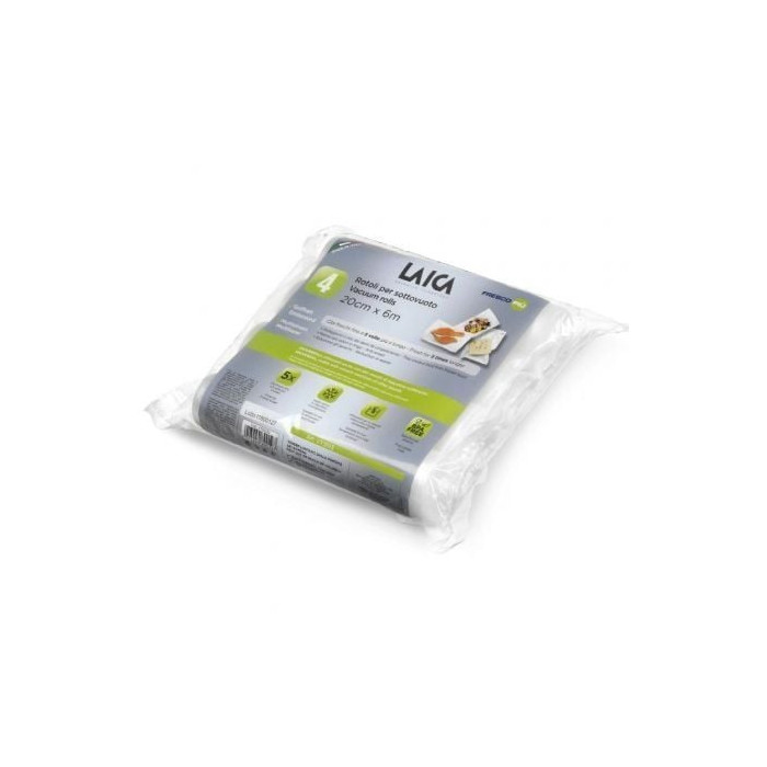 Bolsa para envasar al vacío Laica VT3513/ 20 x 600cm/ 4 Rollos | Envasadoras