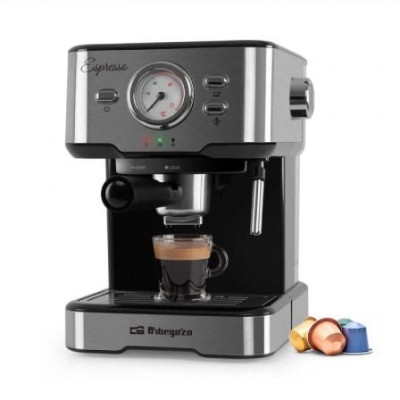 Cafetera Expreso Orbegozo EX 5500/ 1100W/ 20 Bares | Cafeteras