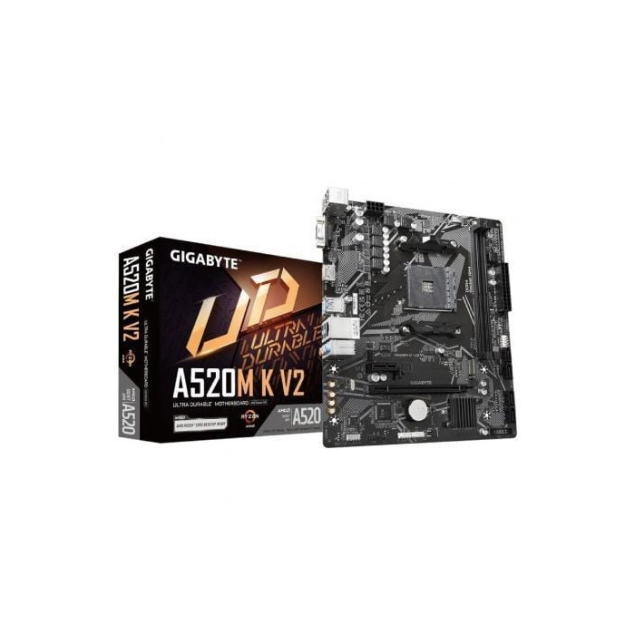 Placa Base Gigabyte A520M K V2 Socket AM4/ DDR4/ PCIe 3.0/ Micro ATX | Placas
