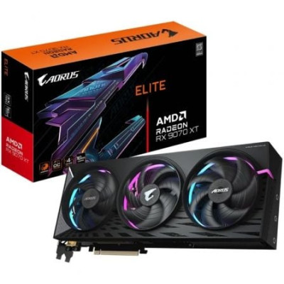 Tarjeta Gráfica Gigabyte AORUS Radeon RX 9070 XT Elite/ 16GB GDDR6 | Tarjetas Gráficas