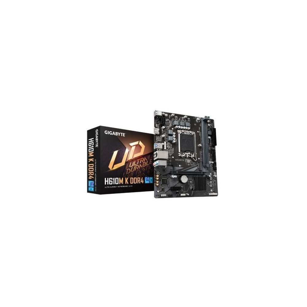 Placa Base Gigabyte H610M K DDR4 Socket 1700/ DDR4/ PCIe 4.0/ Micro ATX | Placas